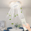 Lampe de ventilateur sans pales avec lumières LED dimmables