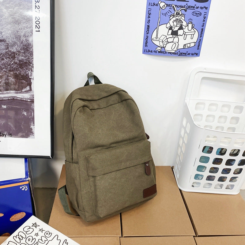 Mochila de Lona Premium para Viajes al Aire Libre