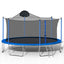 14FT Trampoline for Adults & Kids with Basketball Hoop, Outdoor Trampolines w/Ladder and Safety Enclosure Net for Kids and Adult - Korvel