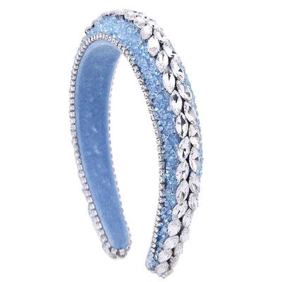 Colored diamond sponge Baroque vintage headband - Korvel