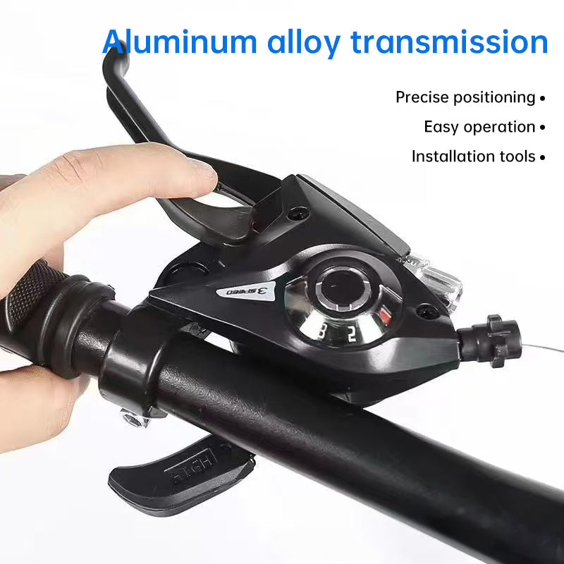 Experience the super smooth 21-speed MTB shifter & brake, enhancing your trekking. - Korvel