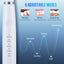 5-Speed High Frequency Vibrating Tooth Cleaner USB Electric Toothbrush Cleaning Device To Remove Stained Calculus Set Tooth Cleaning Instrument - Korvel