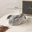 Ceramic Tissue Box Silver Twine Grain Napkin Carton Toilet Paper Holder Napkin Dispenser Holder Home Decoraction Organizers - Korvel