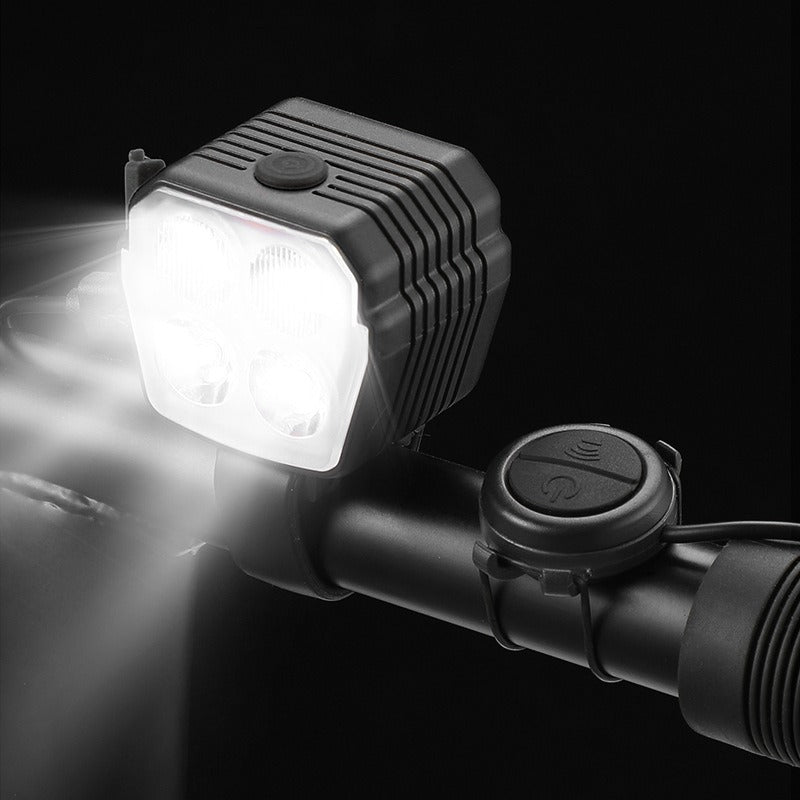 2-in-1 Bike Horn and High-Intensity Headlight