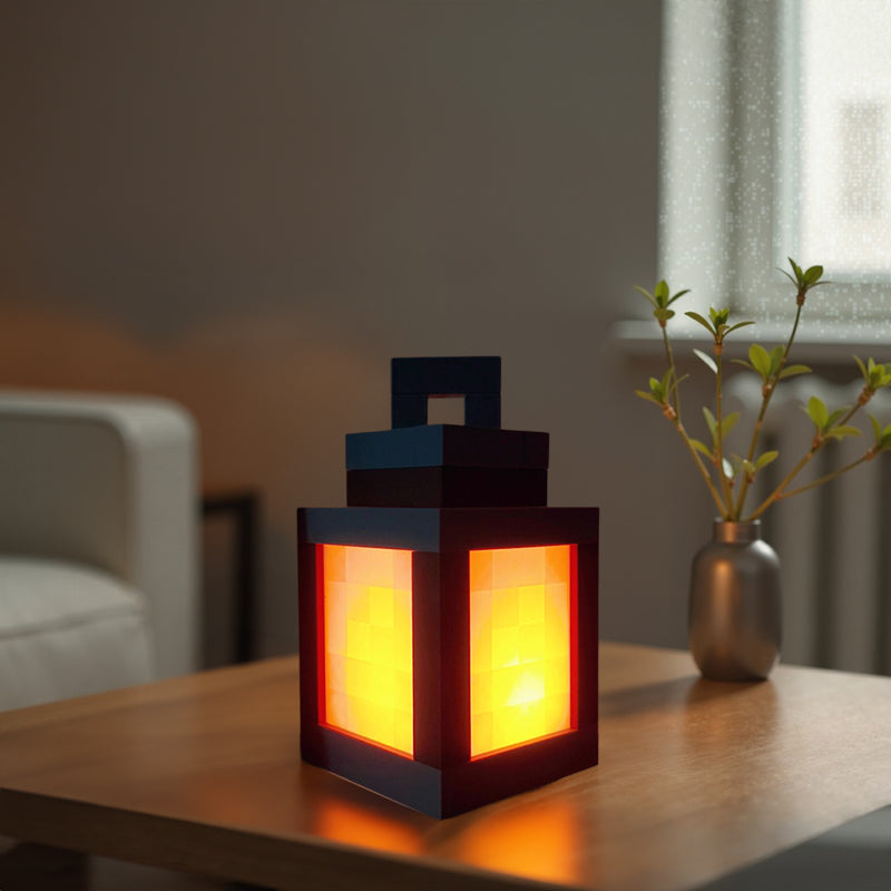 Pixel wall night light, USB hanging torch, bedroom/gaming/kids' room decor. - Korvel