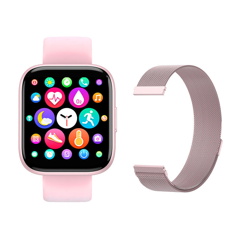 T99 Smart Bracelet Heart Rate Blood Pressure Blood Oxygen Bluetooth Phone Watch Music Bracelet Smart Watch - Korvel