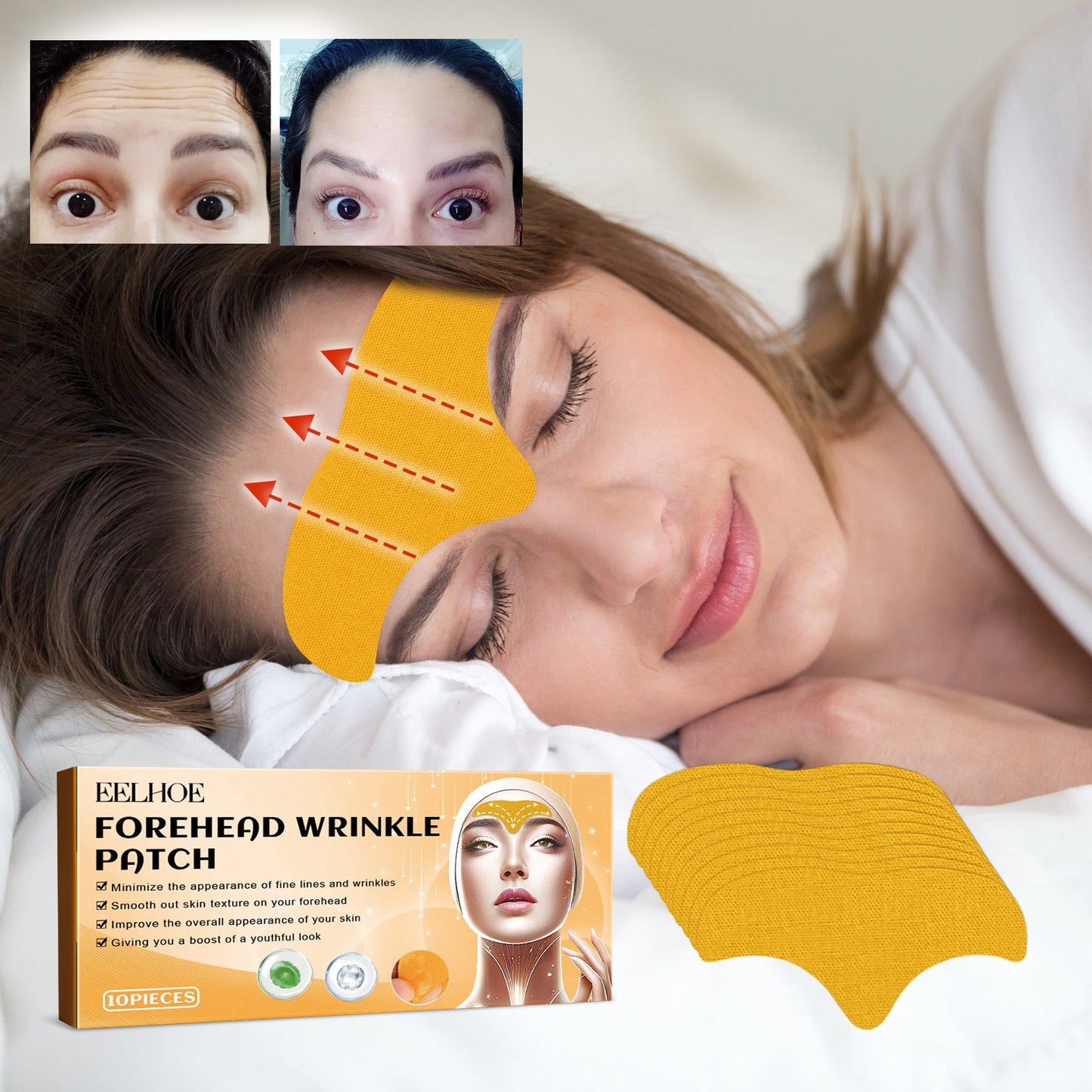 Forehead Wrinkle Patch for Smoother Skin