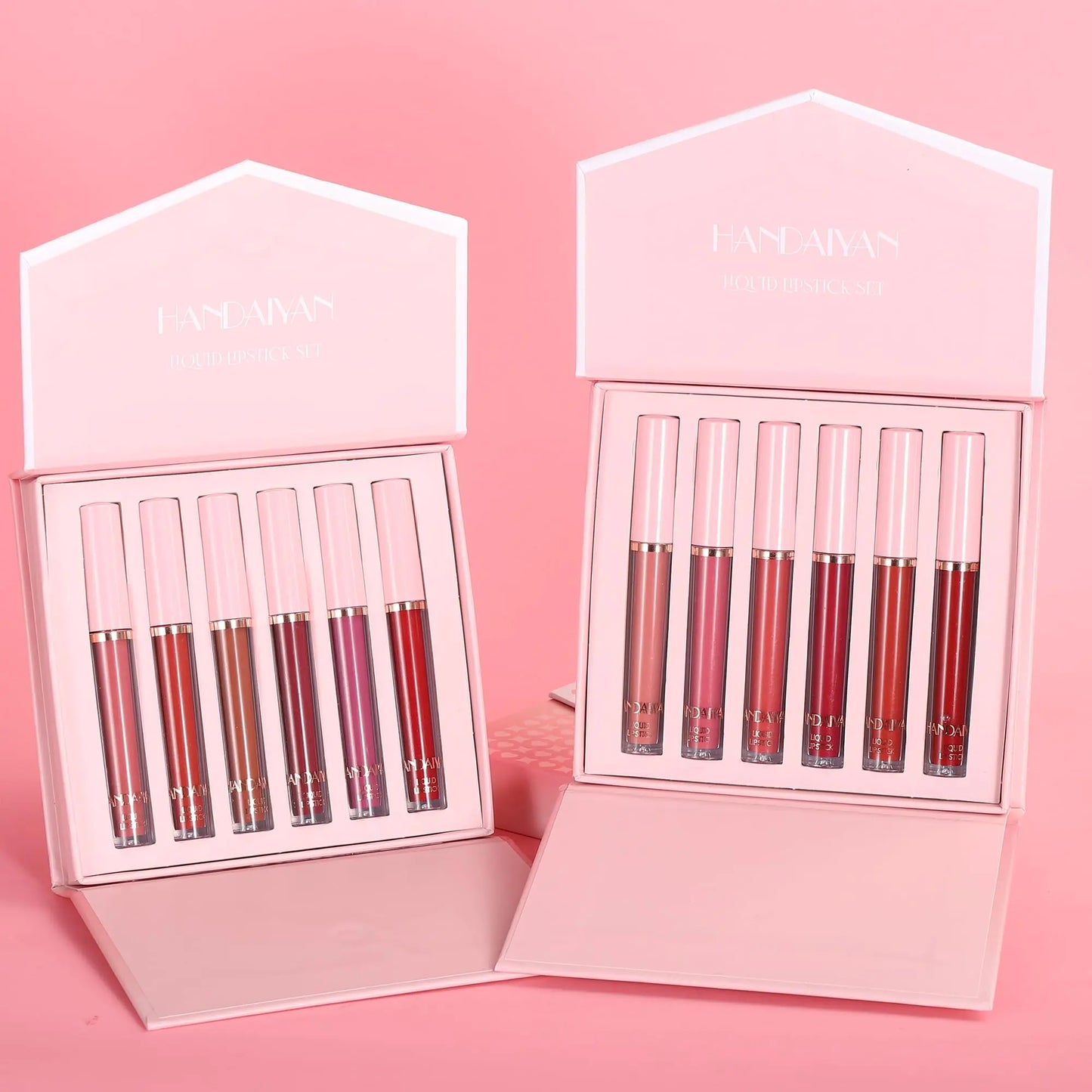 Set de 6 Labiales Líquidos Mate BestLand - Larga Duración y Resistente al Agua
