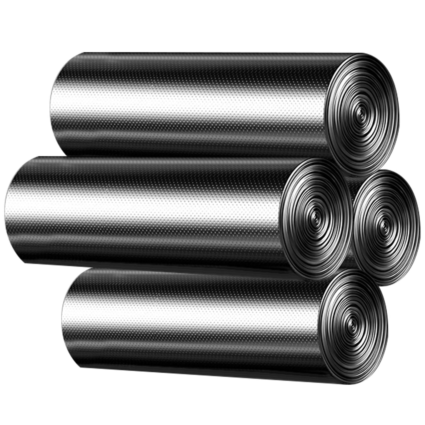 GBruno 4 Rolls Black Garbage Bags