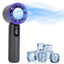Ventilateur portable à main 100 vitesses avec refroidisseur à glace - Rechargeable et portable