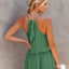 Elegant Ruffled Sleeveless Tiered Maxi Dress with Pockets