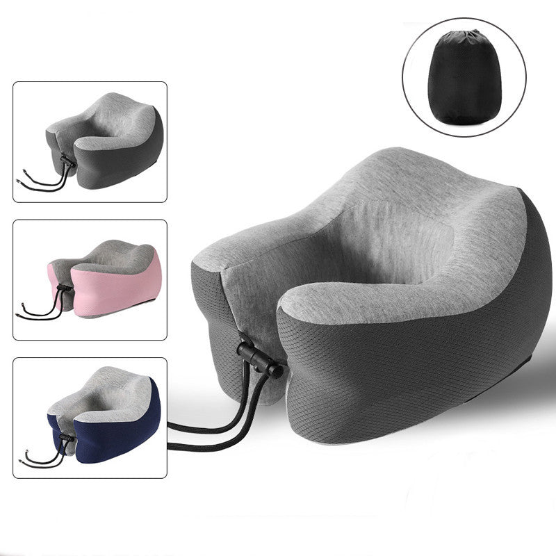 Travel Slow Rebound Memory Foam U-Shaped Pillow