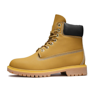 Women's High Top Work Boots for Autumn and Winter