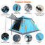 Tente de camping GBruno pour 4-5 personnes