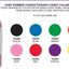 Chef Rubber Liquid Candy Colors - 8.4 oz - Seven Vibrant Shades
