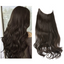 One-piece women's hair extension piece with abundant hair volume U-shaped fishing line invisible and natural long curly hair - Korvel