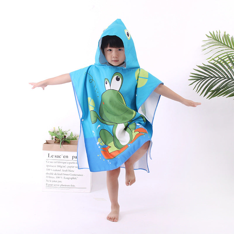 Microfiber Children's Double-Sided Velvet Beach Towel