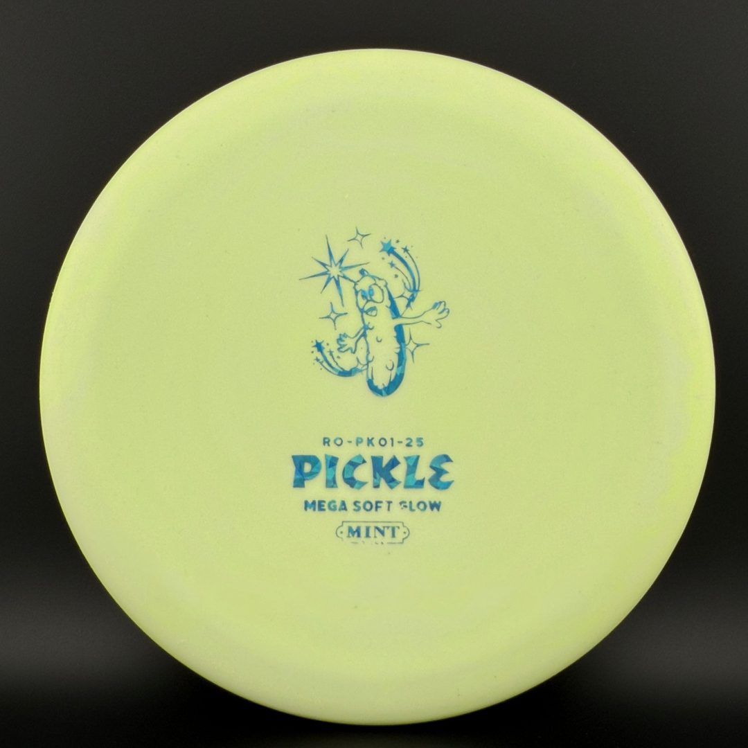 Mega Soft Glow Royal Pickle - First Run Disc Golf Disc