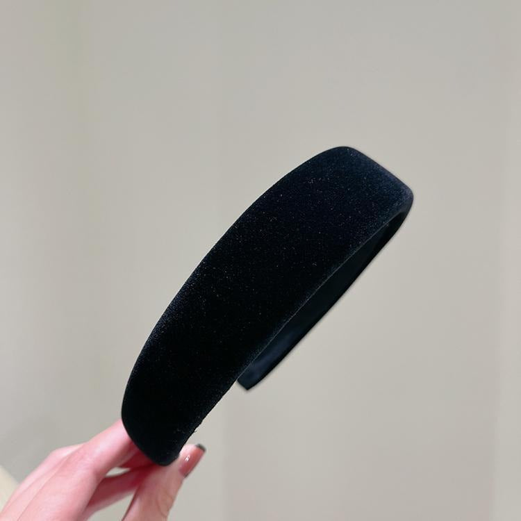 Velvet sponge wide edge headband - Korvel