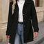 Elegant Mid-Length Woolen Coat for Women