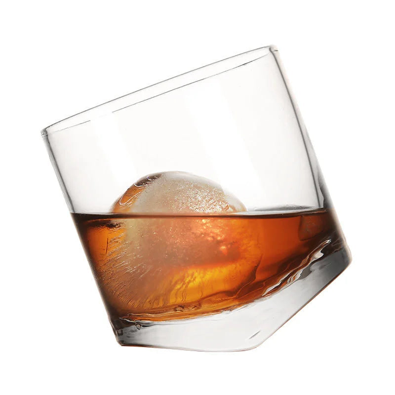 Whiskey glass Tower Of Pisa Inclined Bottom  Wine Rock Glass For Bar NMD Brandy Snifer Chivas Whisky Drinking Cup Verre a Vin - Korvel