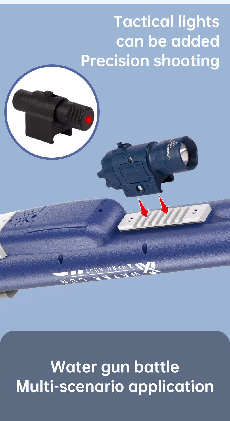 Double tube electric water gun outdoor water play and war toy - Korvel