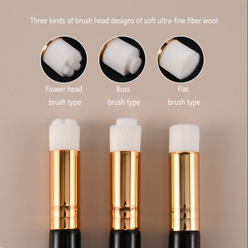 Washing Nose Brush Gods Deep Clean Pores Blackheads Convenient Fine Soft Bristles Manual Beauty Cleaning Flat Head Cleansing Brush - Korvel
