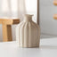 Rustic Frosted Ceramic Vase in Retro Pastoral Style