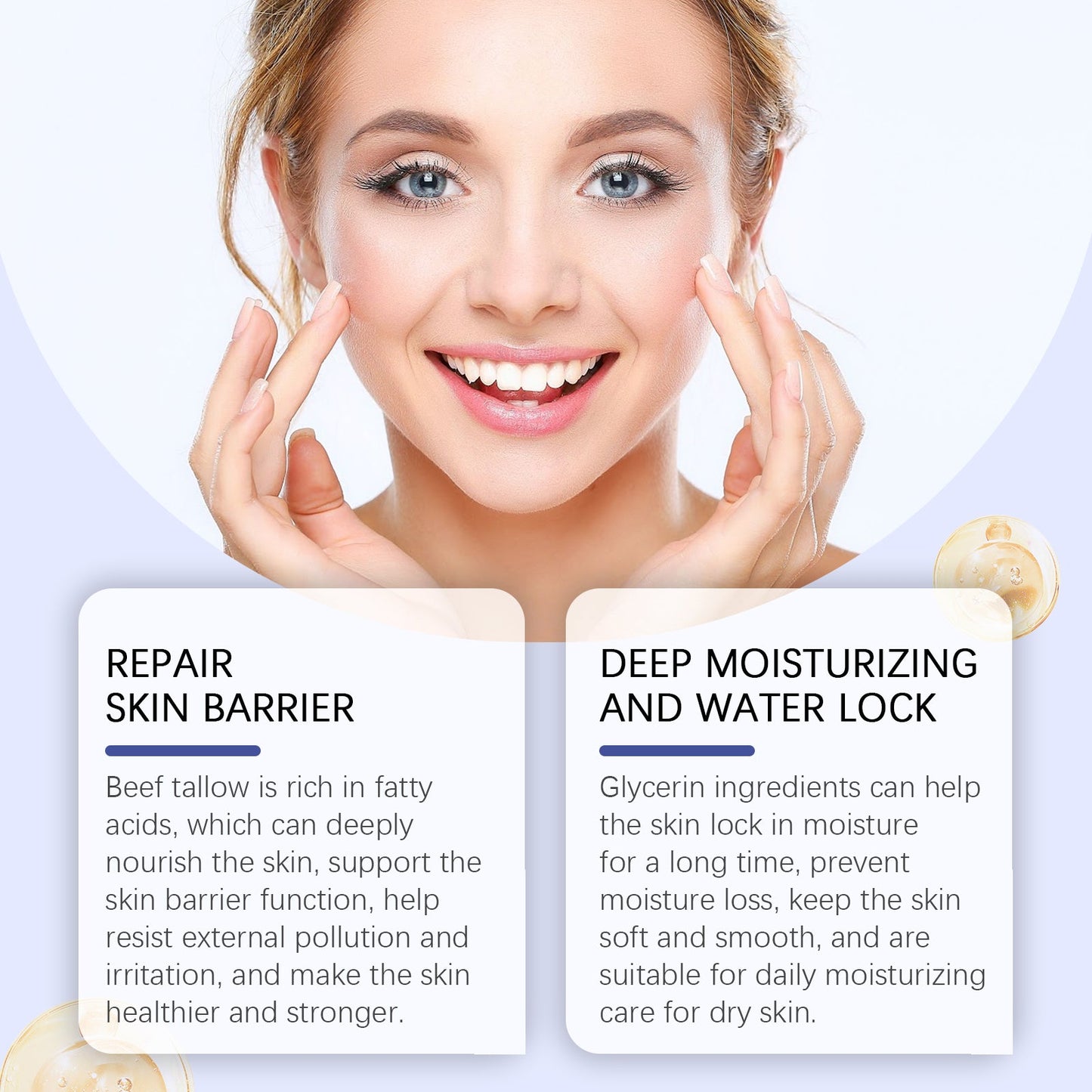 Grass Fed Butter Cream - Hydrating Moisturizer for Skin Care