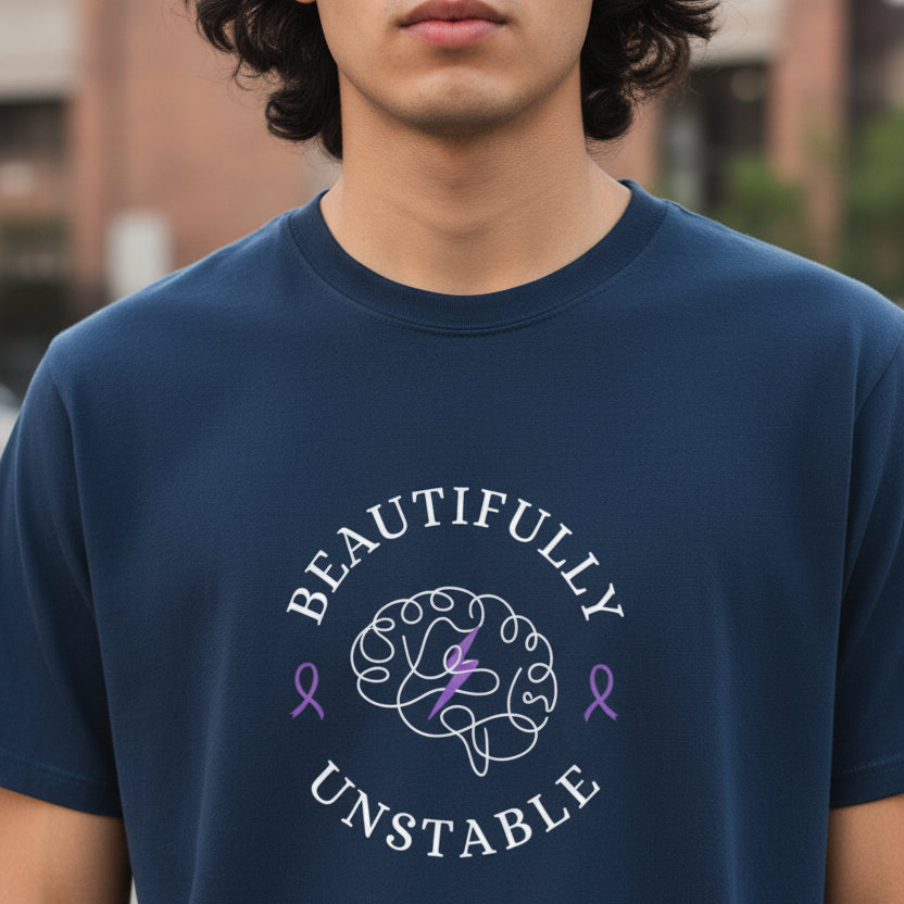Beautifully Unstable Unisex T-Shirt – Epilepsy Awareness