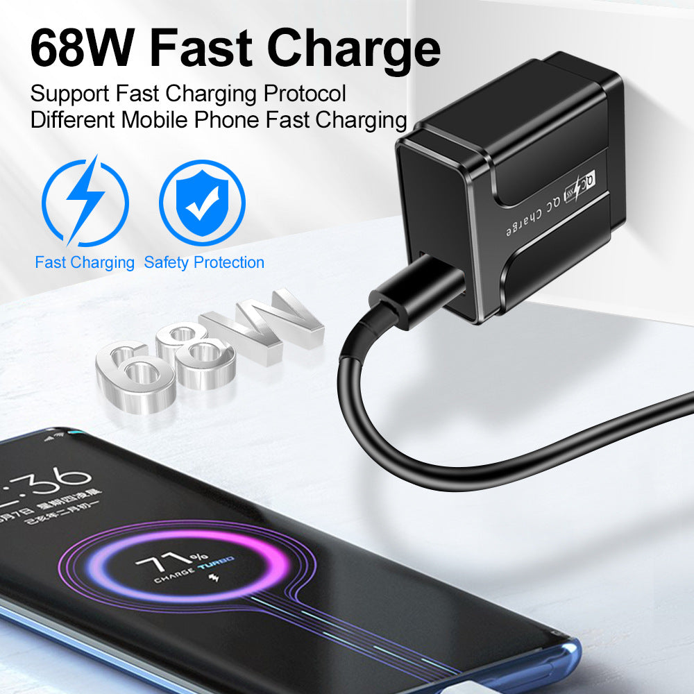68W Super Fast Charging Charger Phone Fast Charging Head - Korvel