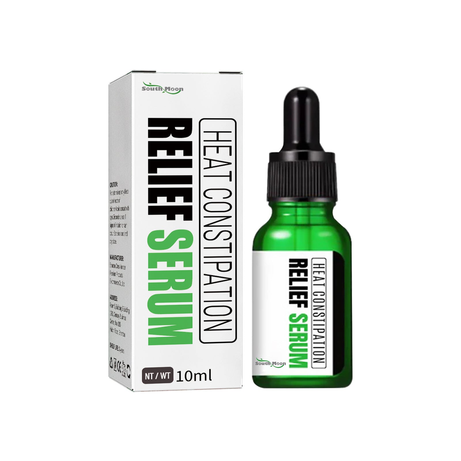 Heat Constipation Relief Serum, Firming Abdominal Fat Clear Stool Body Massage Health Care - Korvel