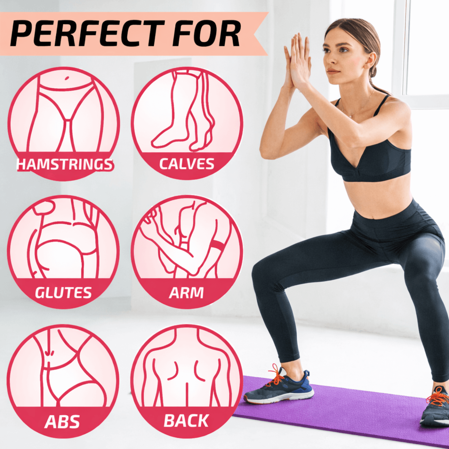 XGear Fitness Esterilla de Yoga de Viaje Gruesa con Correa de Transporte