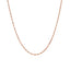 Chaîne Singapore en or rose 14k - Élégance de 1,0 mm