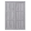 Full Size Murphy Bed, can be Folded into a Cabinet Gray - Korvel