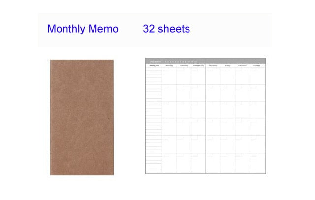 Midori Traveler's Notebook Refill - Blank Dot Grid Paper
