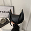 Bolso de Hombro Texturizado en Forma de Media Luna Niche para Mujeres