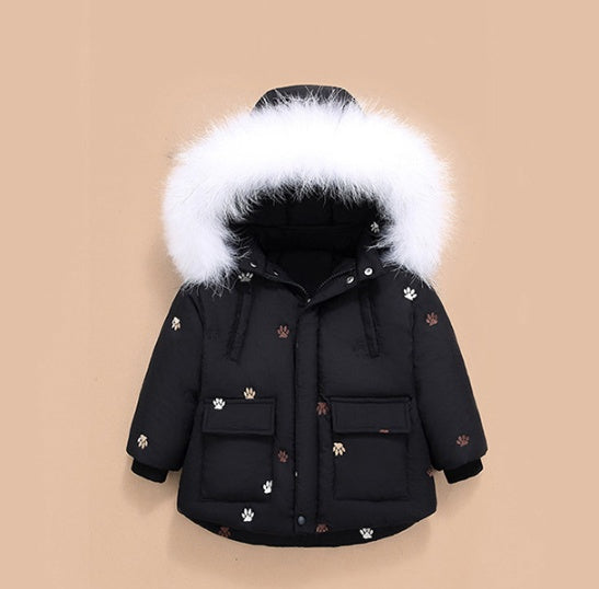 Children's Down Jacket Suit - Stylish Winter Outerwear