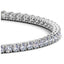 Bracelet de tennis en diamant cultivé en laboratoire en or blanc 14 carats