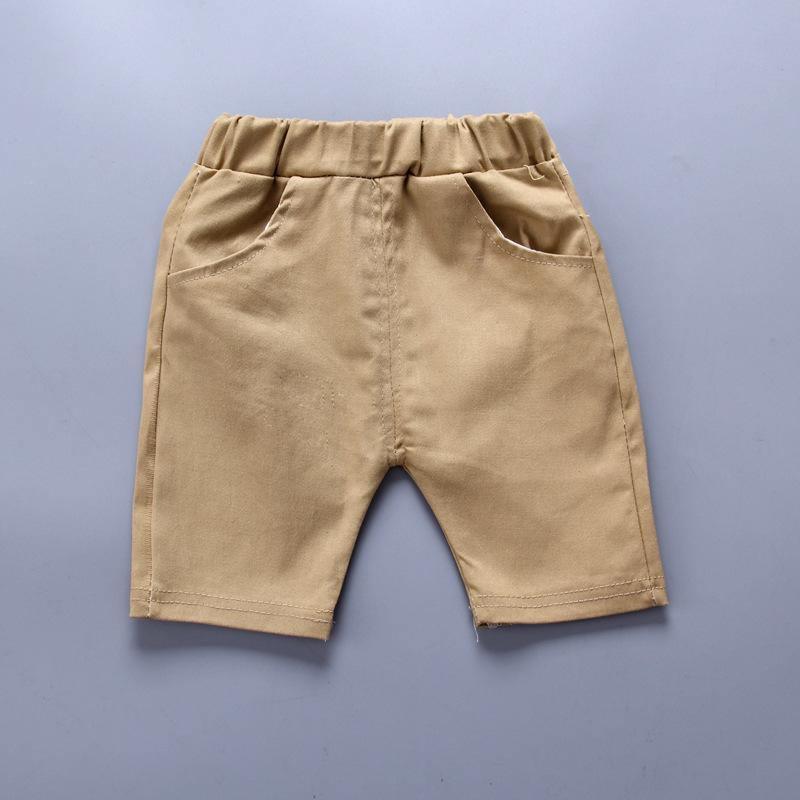 Conjunto de Camiseta y Pantalones Cortos con Estampado de Ancla para Bebés Niños Elegantes