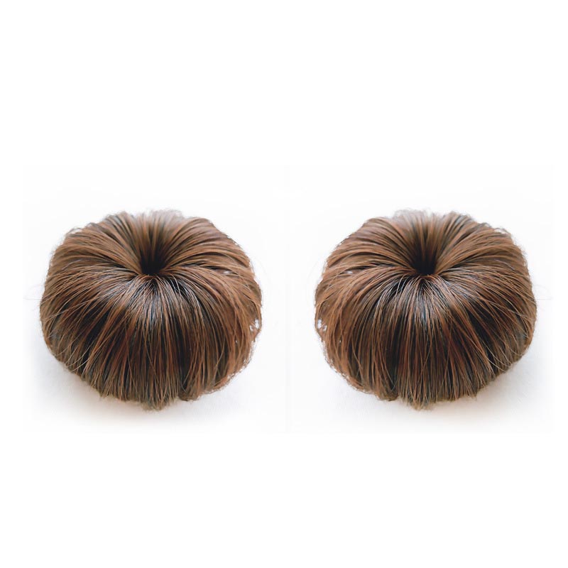Baby Wig Pill Head Girls Pill Head Wig Package Baby Hair Clip Hair Package a Flower Hair Accessories - Korvel