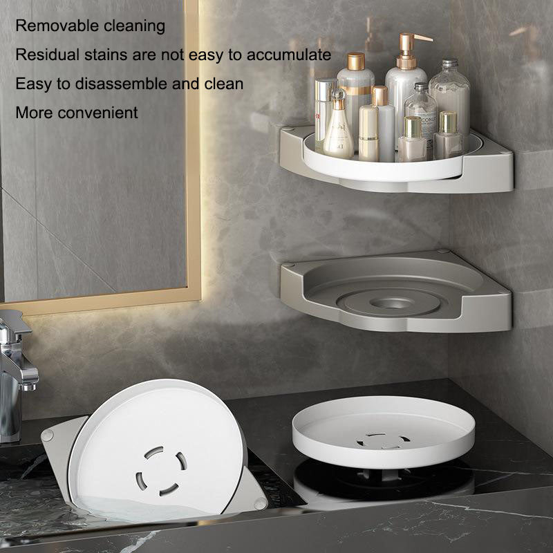 Rotating Wall-Mounted Toilet Triangle Storage Rack