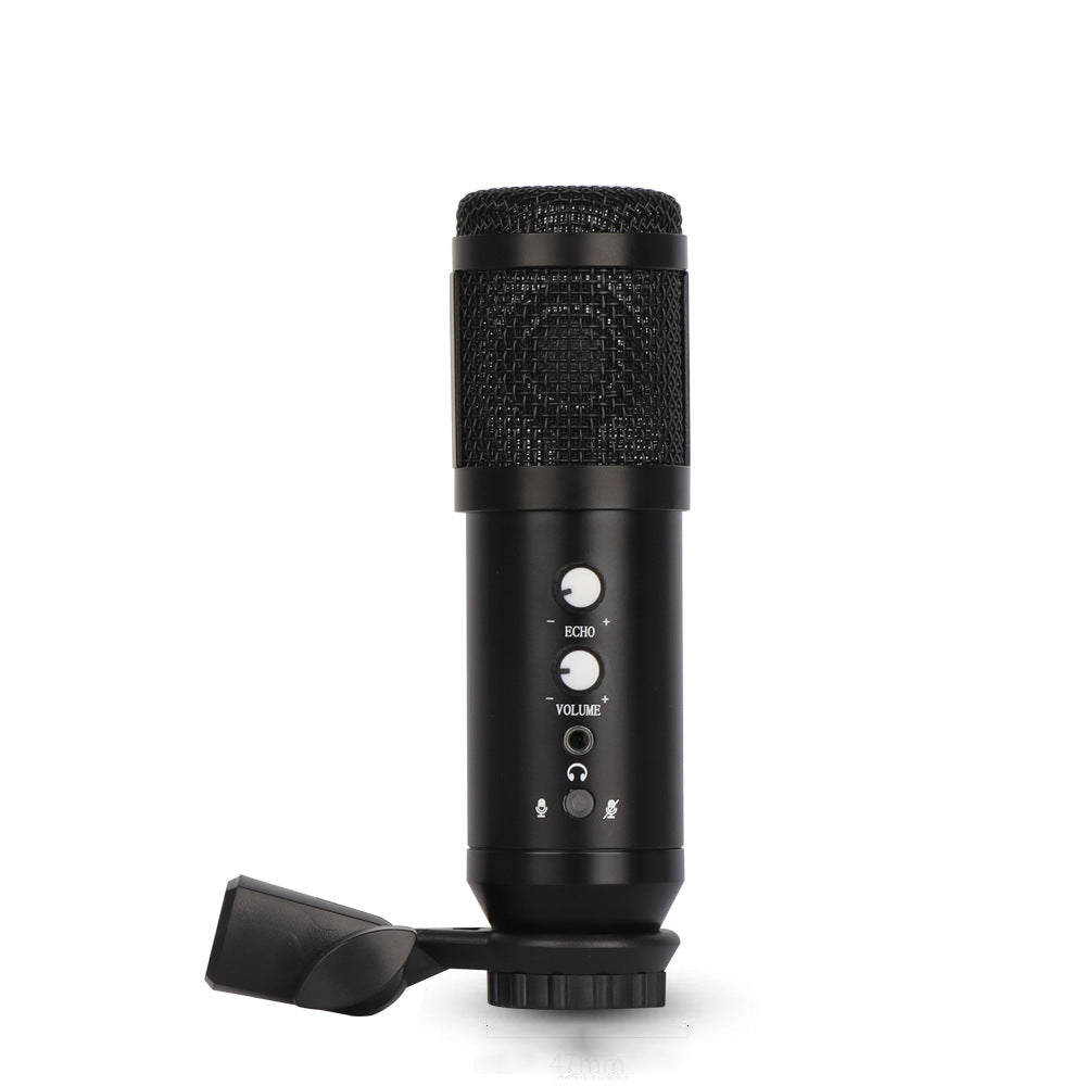 USB Condenser Microphone Mobile Computer Game Live Microphone Live Karaoke Conference Recording Microphone - Korvel