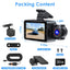 WiFi 1080P 3-Channel Dash Cam with Night Vision & 32GB Card