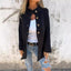Elegant Single Breasted Knitted Wrap Coat for Women