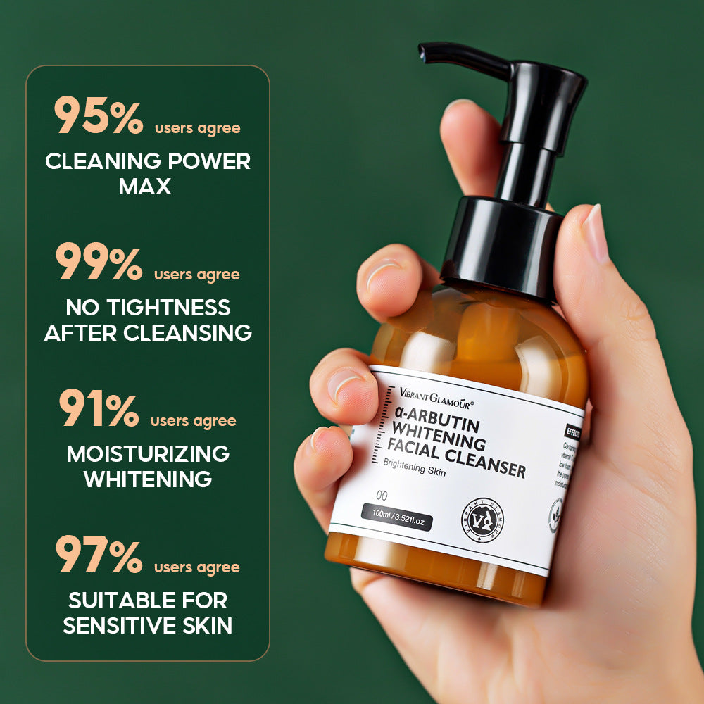 VIBRANT GLAMOUR Arbutin Facial Cleanser To Cleanse The Skin And Remove Oil VG-MB045 - Korvel