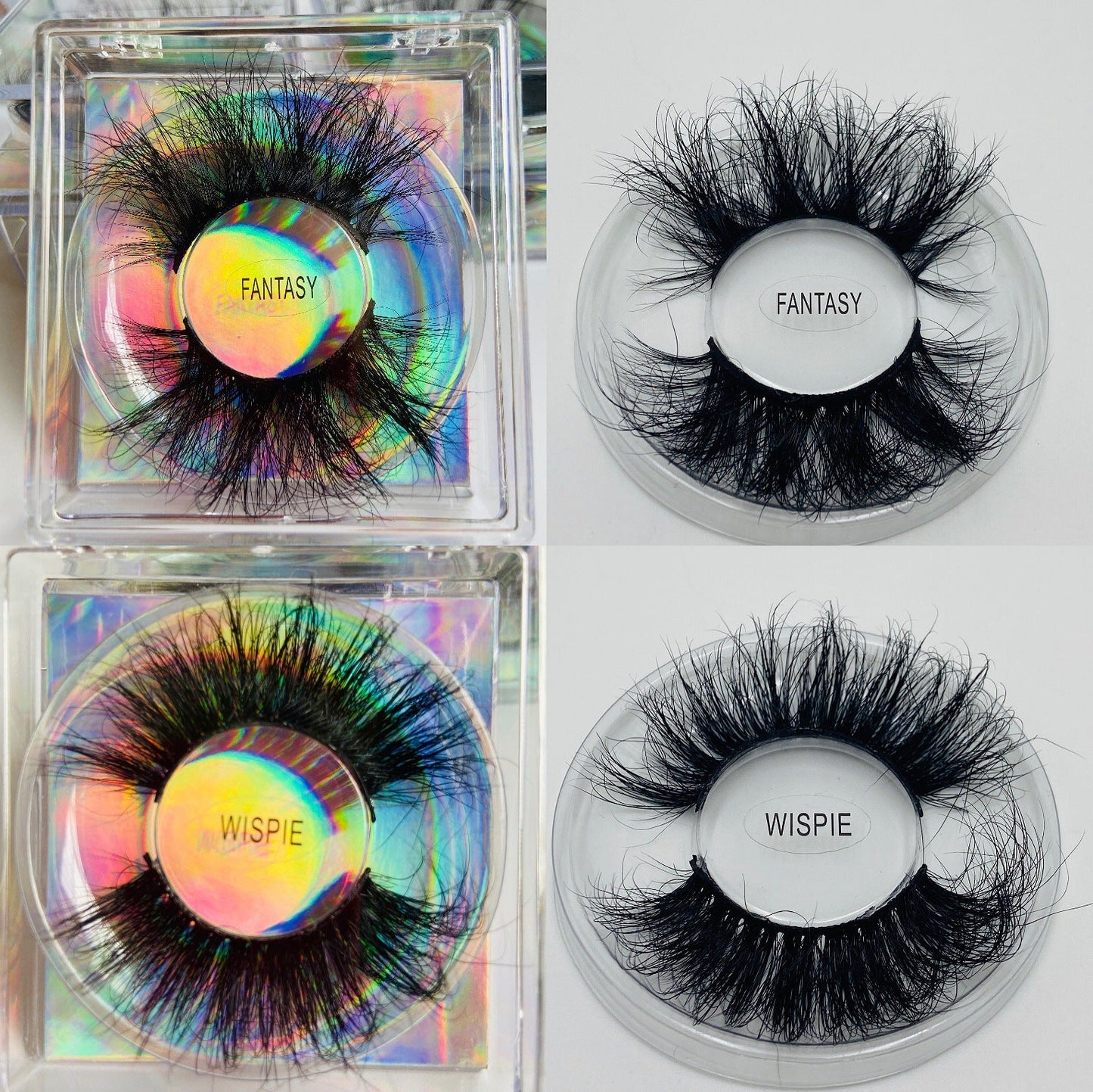 Fluffy 8D Mink Eyelashes - 25mm Long & Thick