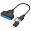 USB 3.0 C to SATA Easy Drive Adapter Cable - 50CM