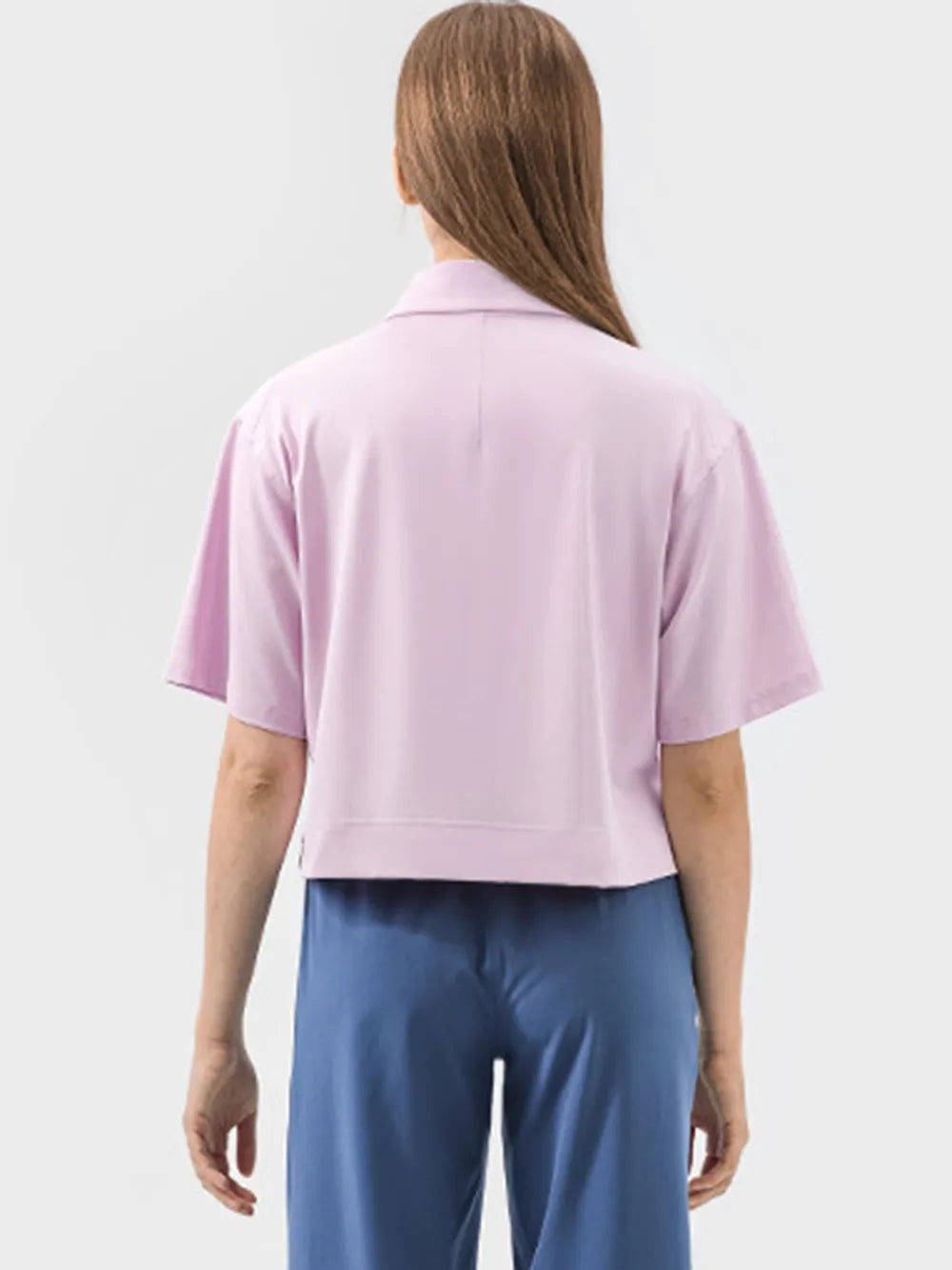 Half Button Short Sleeve Active T-Shirt - Korvel