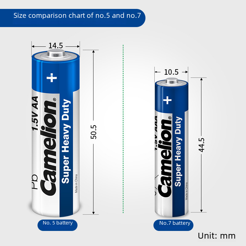 5 AA toy dry battery R6 carbon remote control flashlight battery - Korvel